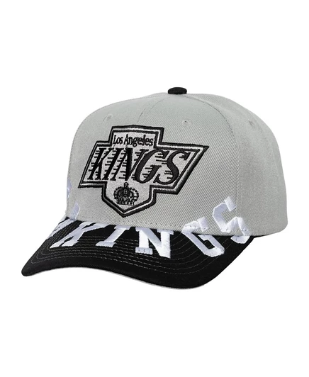Мужская кепка Mitchell & Ness Pro Crown Two-Tone, серо-черная