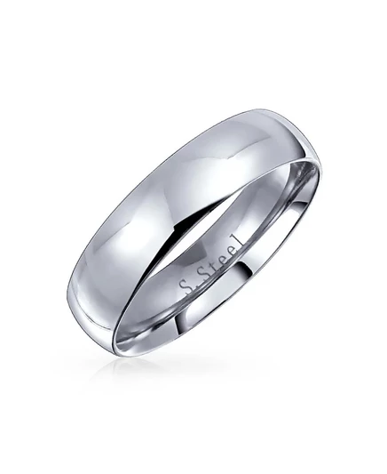 Унисекс кольцо Bling Jewelry 5 мм позолоченное из нержавеющей стали, золотистое