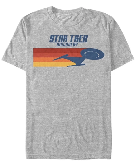 Мужская футболка fifth sun star trek discovery, серая