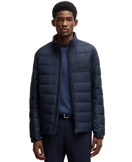Мужская куртка BOSS by Hugo Boss водоотталкивающая, синяя