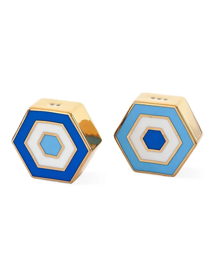 Набор солонок и перечниц Jonathan Adler Newport из 2 предметов, синий