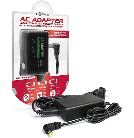 Адаптер питания Tomee для Sony PSP 3000/2000/1000, черный