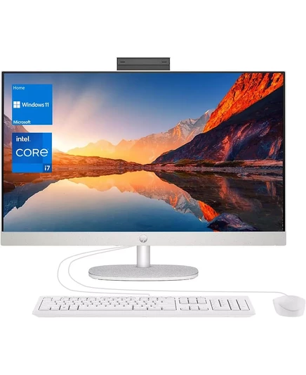  Незаменимый 27-дюймовый универсальный процессор Intel Core i7 1355U 8 ГБ оперативной памяти Intel UHD Graphics 512 ГБ SSD-накопителя Windows 11 Home FHD 60 Гц white