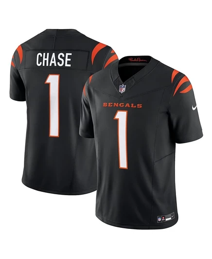 Мужская футболка Nike Ja'Marr Chase Black Cincinnati Bengals Vapor F.U.S.E. Limited black