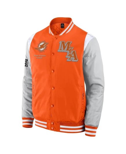 Унисекс куртка Fanatics Elements Elite Miami Dolphins, оранжевая