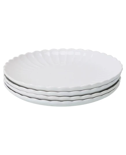 Сервиз из 4 фарфоровых тарелок BIA Cordon Bleu Petal 27 см, белые
