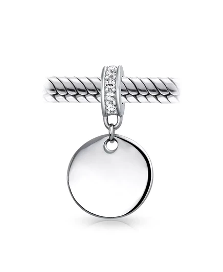 Шарм Bling Jewelry из серебра 925 с желтым кристаллом