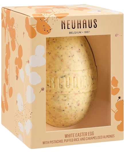 Пасхальное яйцо Neuhaus из белого шоколада, 3 вкуса
