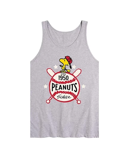Мужская бейсбольная майка Peanuts 1950 года выпуска gray