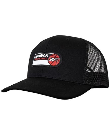 Мужская баскетбольная кепка дальнобойщика Reebok черного цвета