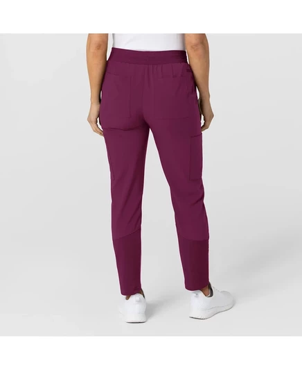 Женские спортивные брюки-скраб Wink W123 Flex-n-Reach wine
