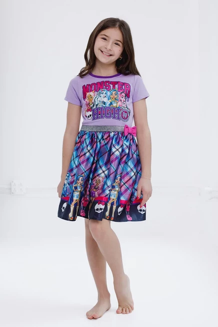 Платье для девочек Monster High, фиолетовое