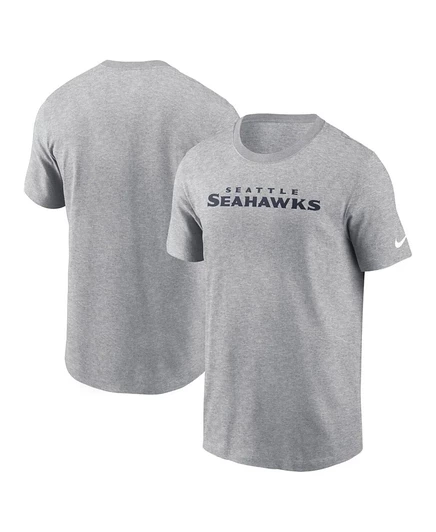 Мужская футболка Nike Heather Gray Seattle Seahawks Prime Time с надписью Essential от Nike