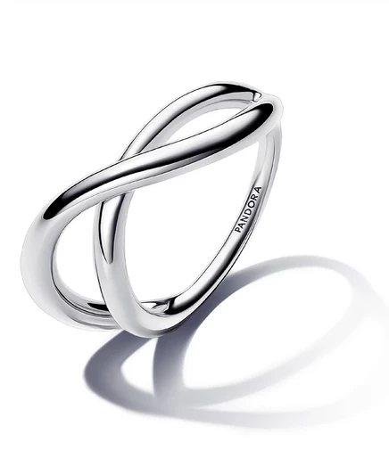 Женское кольцо Pandora Shaped Infinity, серебристое