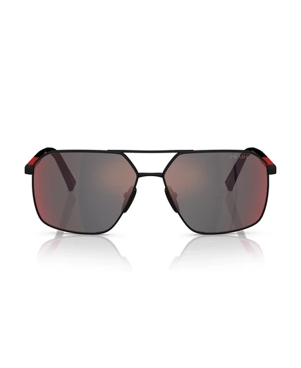 Мужские солнцезащитные очки Prada Linea Rossa PS A50S black rubber