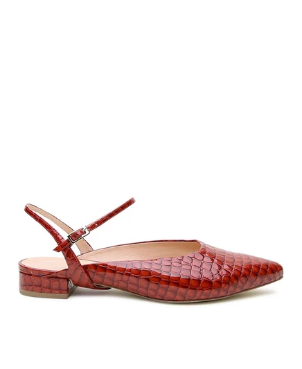Женские мюли Alterre Clay Croc Amal, коричневые