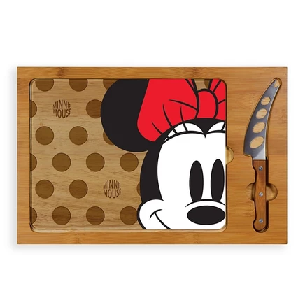 Сервировочный поднос Disney Minnie Mouse с ножом, коричневый