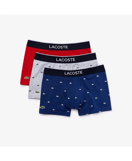 Мужские трусы-боксеры Lacoste, 3 шт., разноцветные