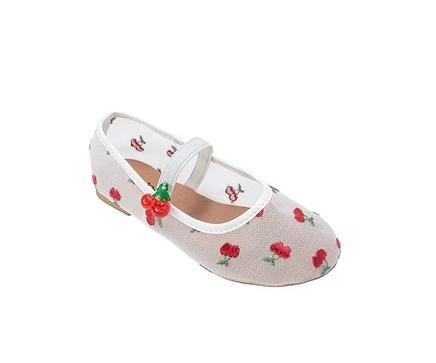 Детские балетки Bebe Mary Jane сетчатые, белые