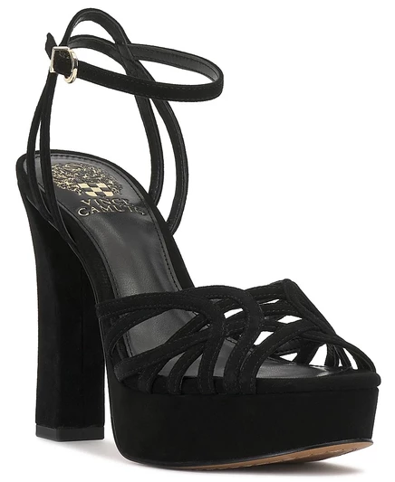 Женские босоножки Samlee на платформе с ремешками от Vince Camuto черного цвета