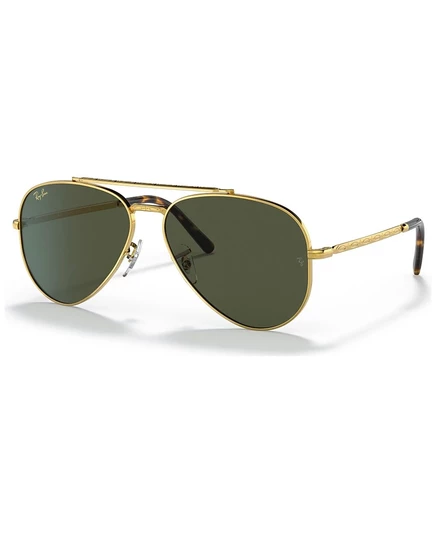 Унисекс солнцезащитные очки Ray-Ban RB3625 Aviator, золотистые