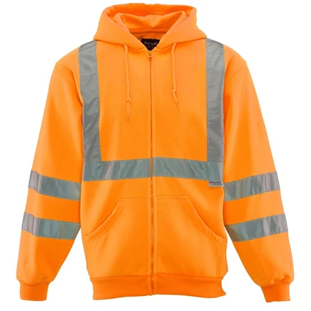 Мужская худи RefrigiWear с отражающей лентой, оранжевая