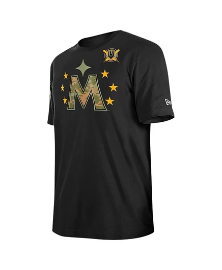 Мужская черная футболка New Era Minnesota Twins 2024-День Вооруженных сил black