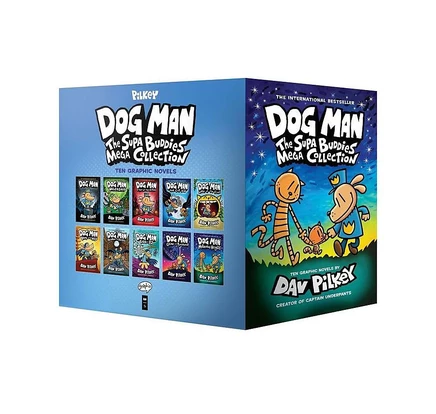 Книга Dav Pilkey — Dog Man, тома 1–10