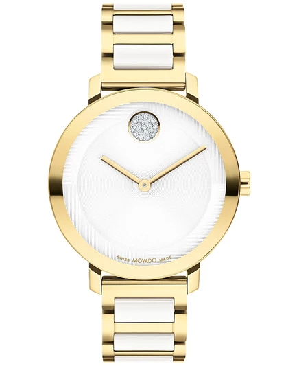 Женские часы Movado Bold Evolution 2.0 34 мм, бел./зол.