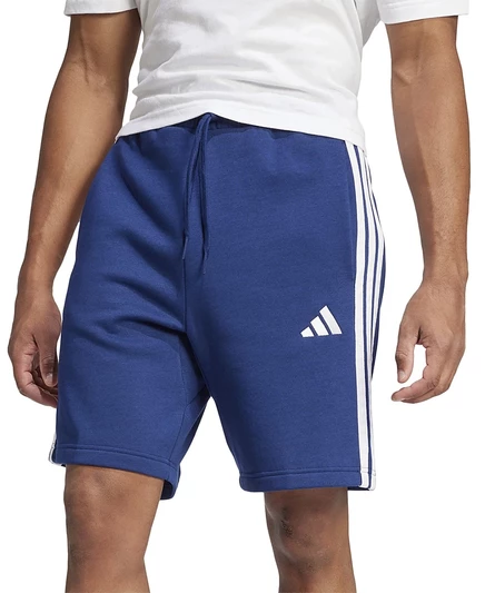 Мужские флисовые шорты Adidas Essential Three Stripes, синие