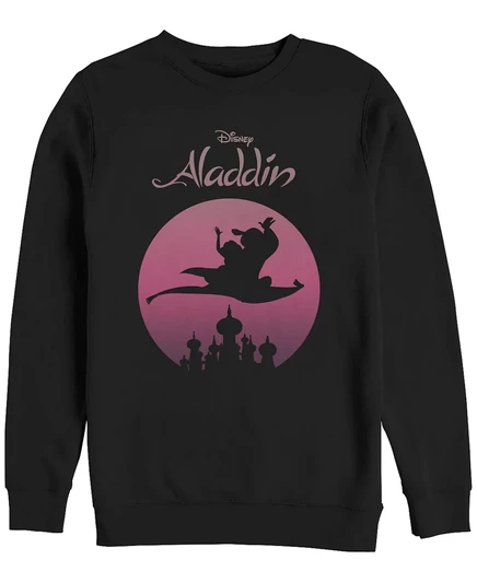 Мужской флисовый свитшот Fifth Sun Aladdin Jasmine, черный