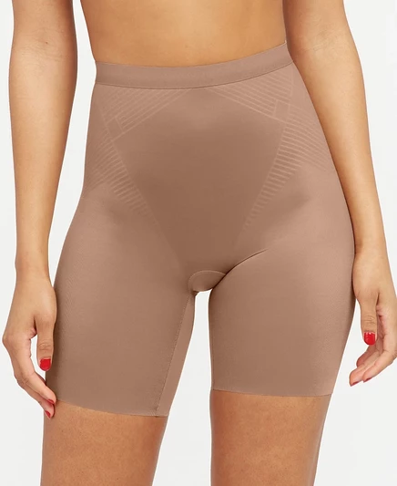 Женские корректирующие шорты SPANX 10234R, кофейные