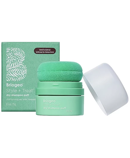 Сухой шампунь Briogeo Style + Treat Puff, 0,53 унции, без красителя