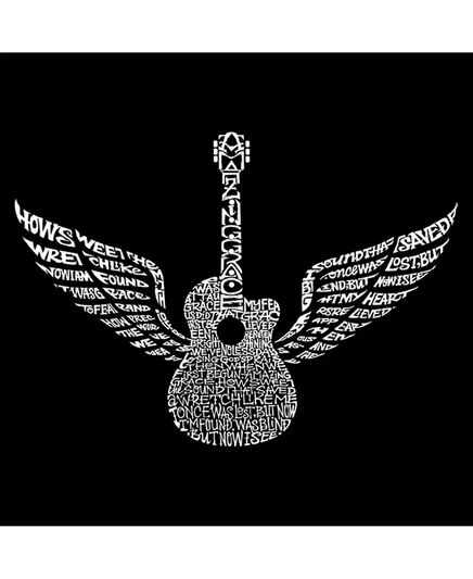 Мужская толстовка с капюшоном Word Art от LA Pop Art - Удивительное изящество black
