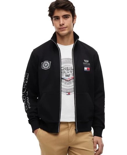 Мужская спортивная куртка Tommy Hilfiger x Cadillac F1® черного цвета