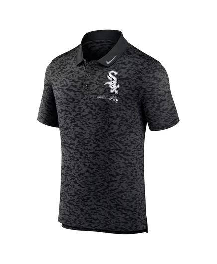 Мужская черная футболка-поло Nike Chicago White Sox Next Level от Nike black