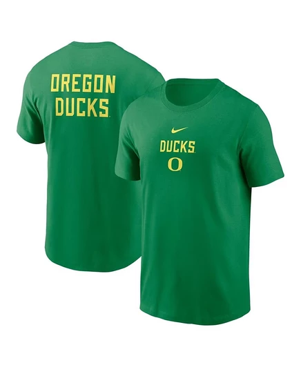 Мужская футболка Nike Green Oregon Ducks 2-Хитовая, зеленая