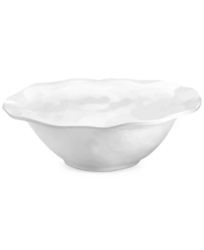 Сервировочная миска q-squared ruffle 12″ меламиновая, белая