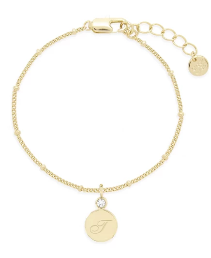 Женский браслет Caroline Initial gold- t