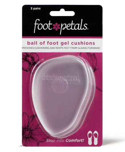Гелевые подушечки под плюсну Foot Petals, 3 шт., мультицвет