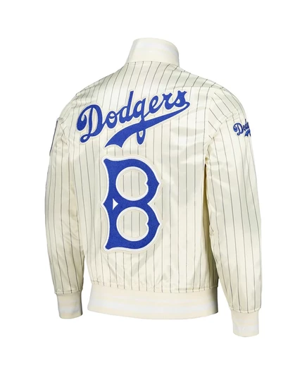 Мужская кремовая куртка Brooklyn Dodgers Cooperstown из коллекции Pro Standard на молнии cream