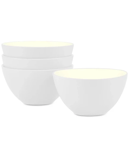 Миски для подачи Noritake Colorwave, набор 4 шт., белые