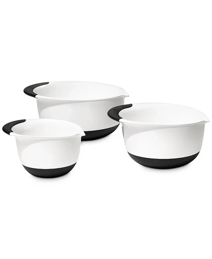 Набор мисок Oxo, 3 шт. (1,4/2,8/4,7 л), белые