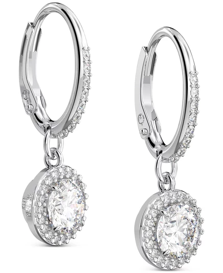 Серьги Swarovski Constella с кристаллами, серебристые