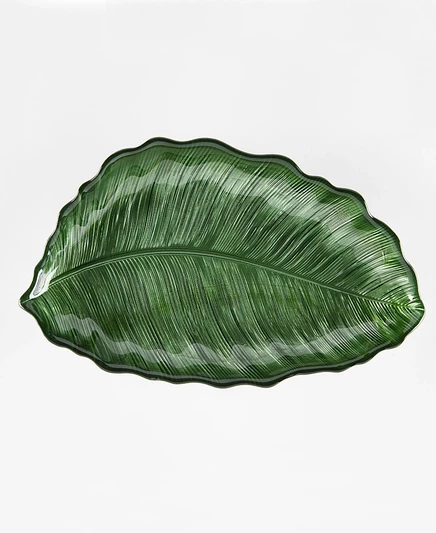 Тарелки Tableau Tropical Palm, набор 2 шт., зеленые