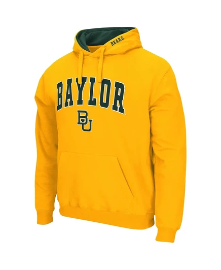 Мужская толстовка-пуловер с логотипом Baylor Bears Arch 3.0 gold