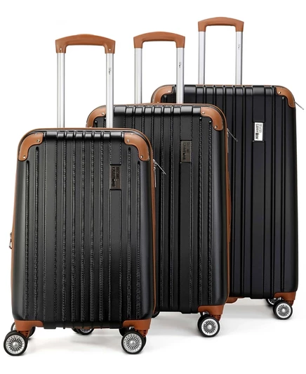 Набор чемоданов Miami CarryOn Collins, 3 шт., черный