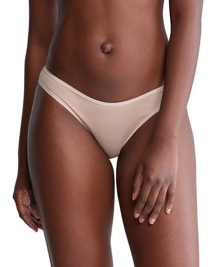 Calvin Klein Women's Low-Rise Bikini Underwear QD5126 brown