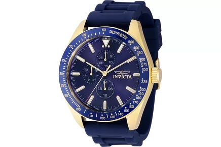  Мужские кварцевые часы Aviator 38403 с синим циферблатом и 3 стрелками blue