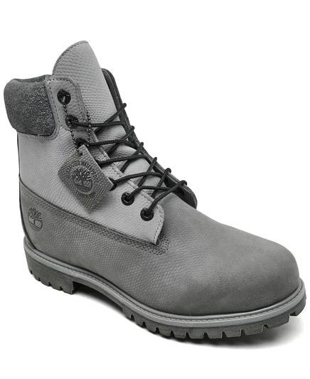 Мужские 6-Дюймовые водонепроницаемые ботинки премиум-класса Timberland от Finish Line medium gray